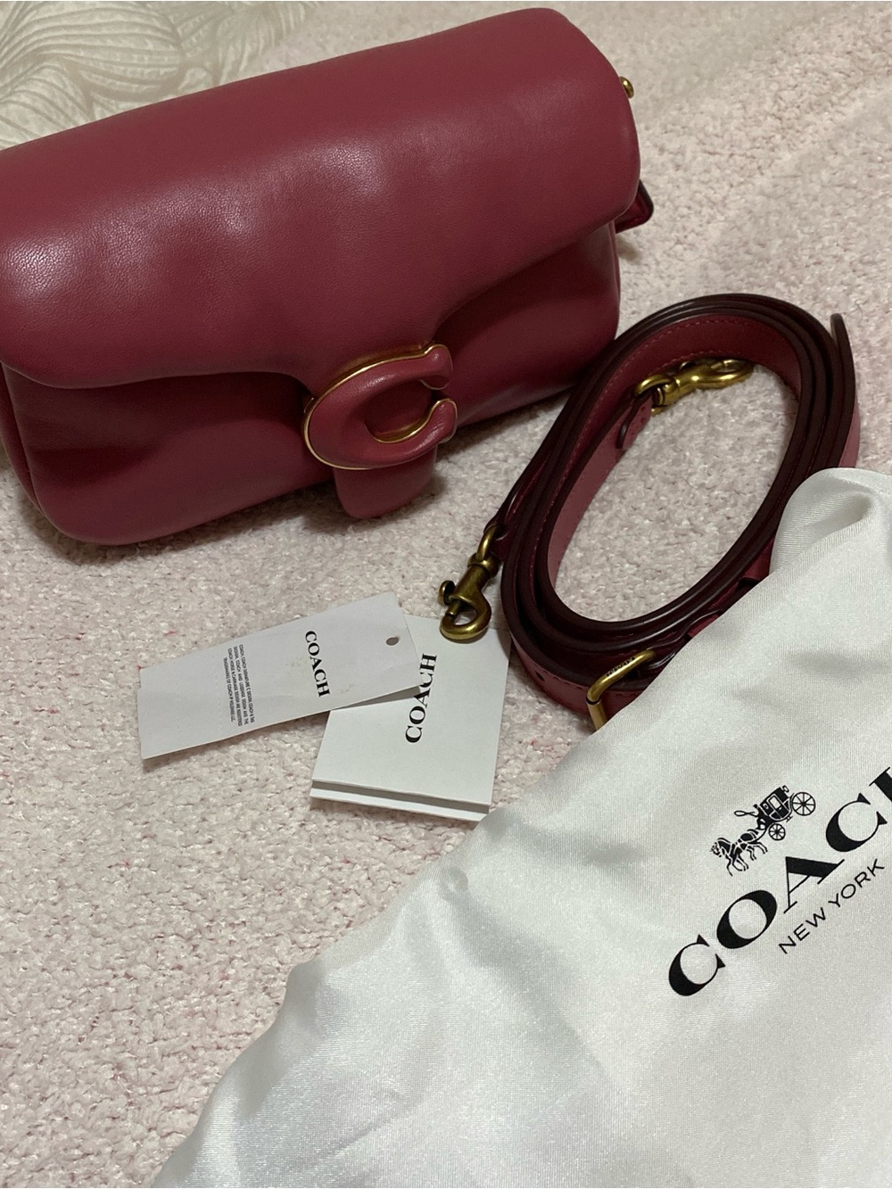 *AUTHENTIC* Coach Pillow Tabby